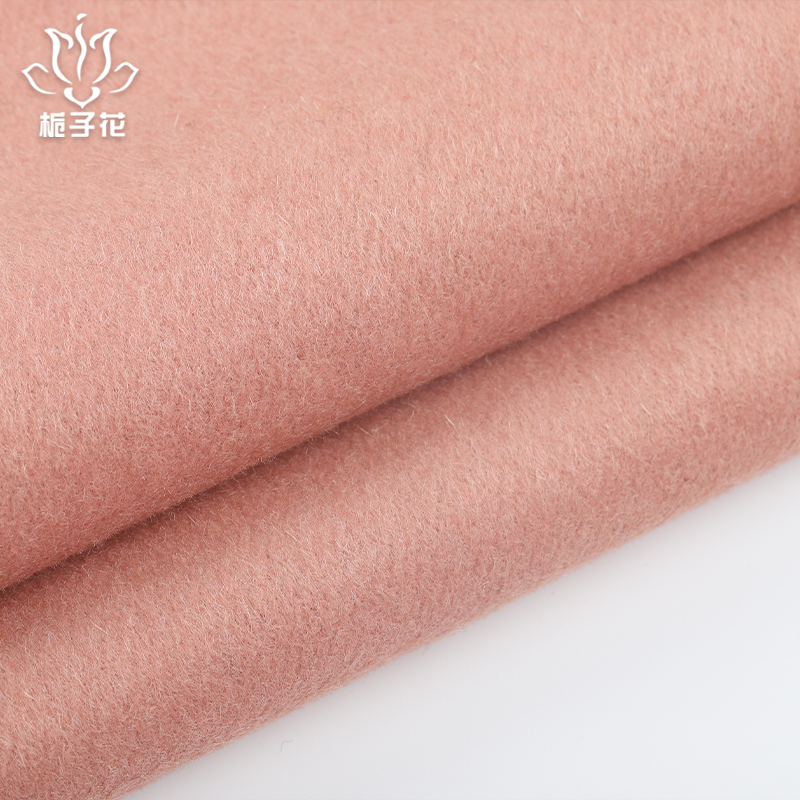 粗纺厂家直销青瓷釉水晶顺毛呢布料