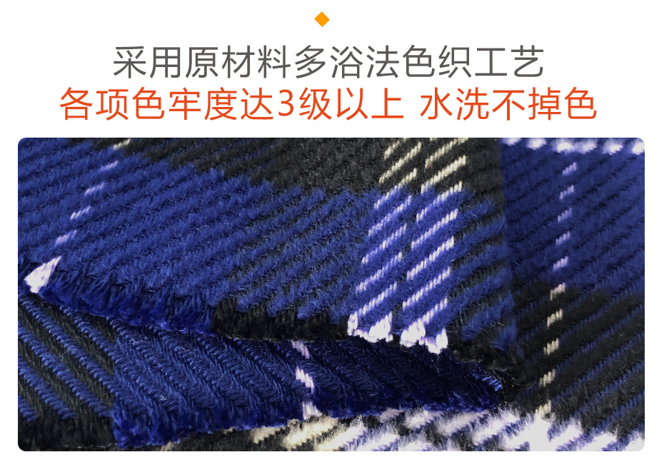 tr斜纹格子呢面料8