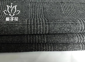 纯羊毛双面格子呢