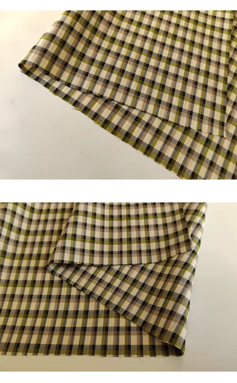 tr格子呢面料32