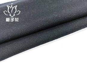 50羊毛藏青色斜纹单面法兰呢
