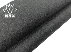 15羊绒黑色双面顺毛呢