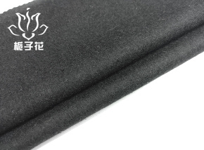 50羊毛黑色麦尔登呢