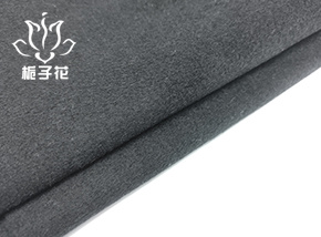 20羊绒黑色双面顺毛呢